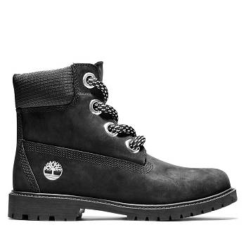 Timberland Heritage 6-Inch - Cierne Nepremokave Topanky Damske, TB0482F